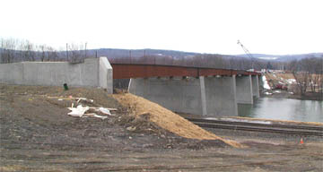 Millennium Bridge looking south from Campville toward Apalachin