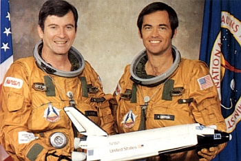 STS-1 Crew  - John Young and Robert Crippen